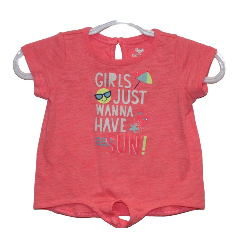4/$20 🏷 Girls Summer Tshirt Size 6-9m